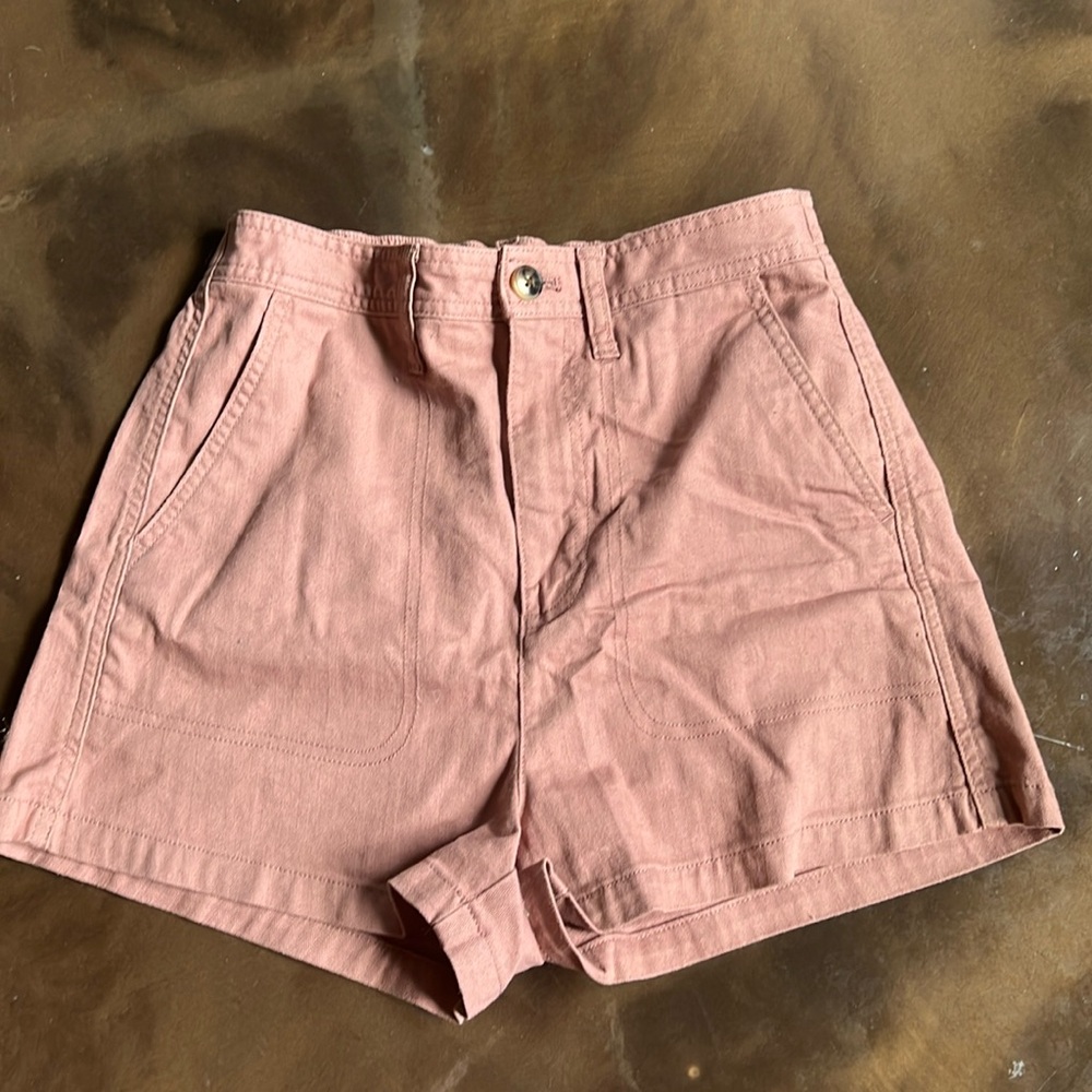 Madewell PINK Cotton Shorts